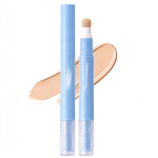 2-in-1 Eye Concealer Pen – Full Coverage Matte Finish Concealer with Precision Applicator for Under-Eye and Face