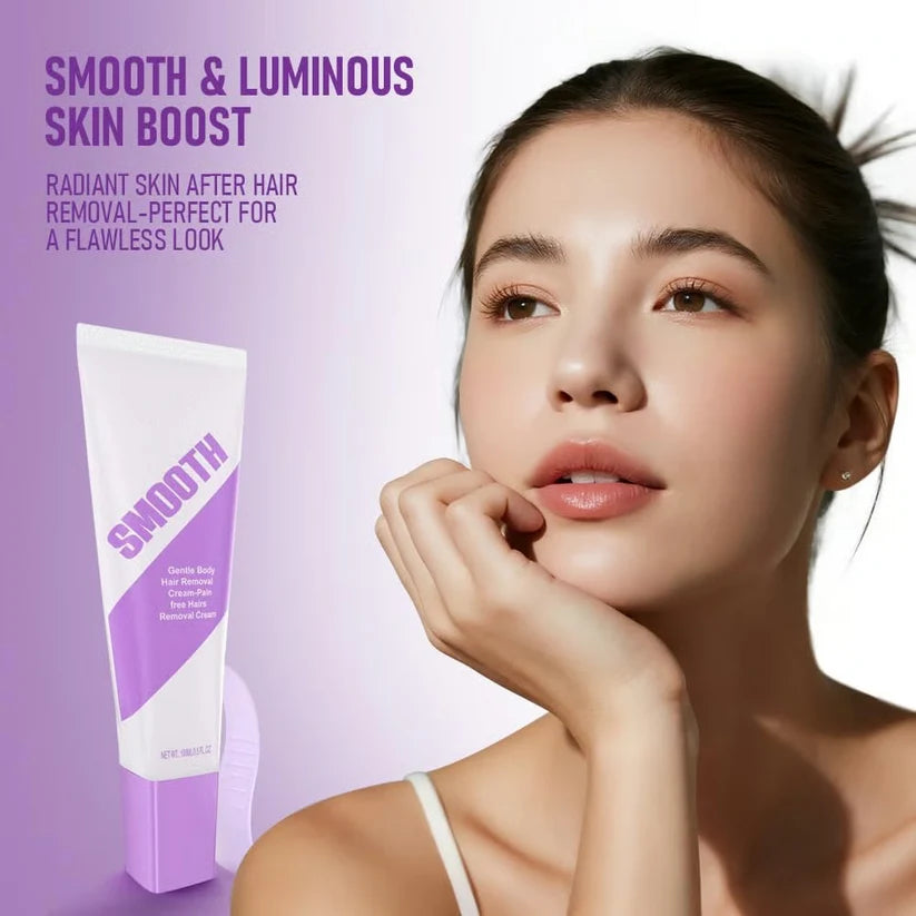 Hair Removal Mousse Spray – Gentle Foam Hair Remover for Women and Men, Smooth Skin Care for Legs, Arms, Underarms, Bikini Line, Chest and Bac